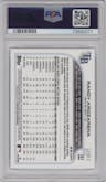 Randy Arozarena from the 2022 Topps Chrome Sonic  set featuring a Gold RayWave parallel graded by PSA and given an overall grade of 10.