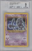 Shining Mewtwo from the 2002 Pokemon Neo Genesis set graded by Beckett and given an overall grade of 9.