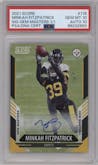 Minkah Fitzpatrick from the 2021 Panini Score set featuring a Gem Masters parallel graded by PSA and given an overall grade of 10.