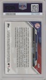 Aaron Judge from the 2024 Topps Now set graded by PSA and given an overall grade of 10.