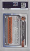 Gunnar Henderson from the 2019 Bowman Draft set graded by PSA and given an overall grade of 10.