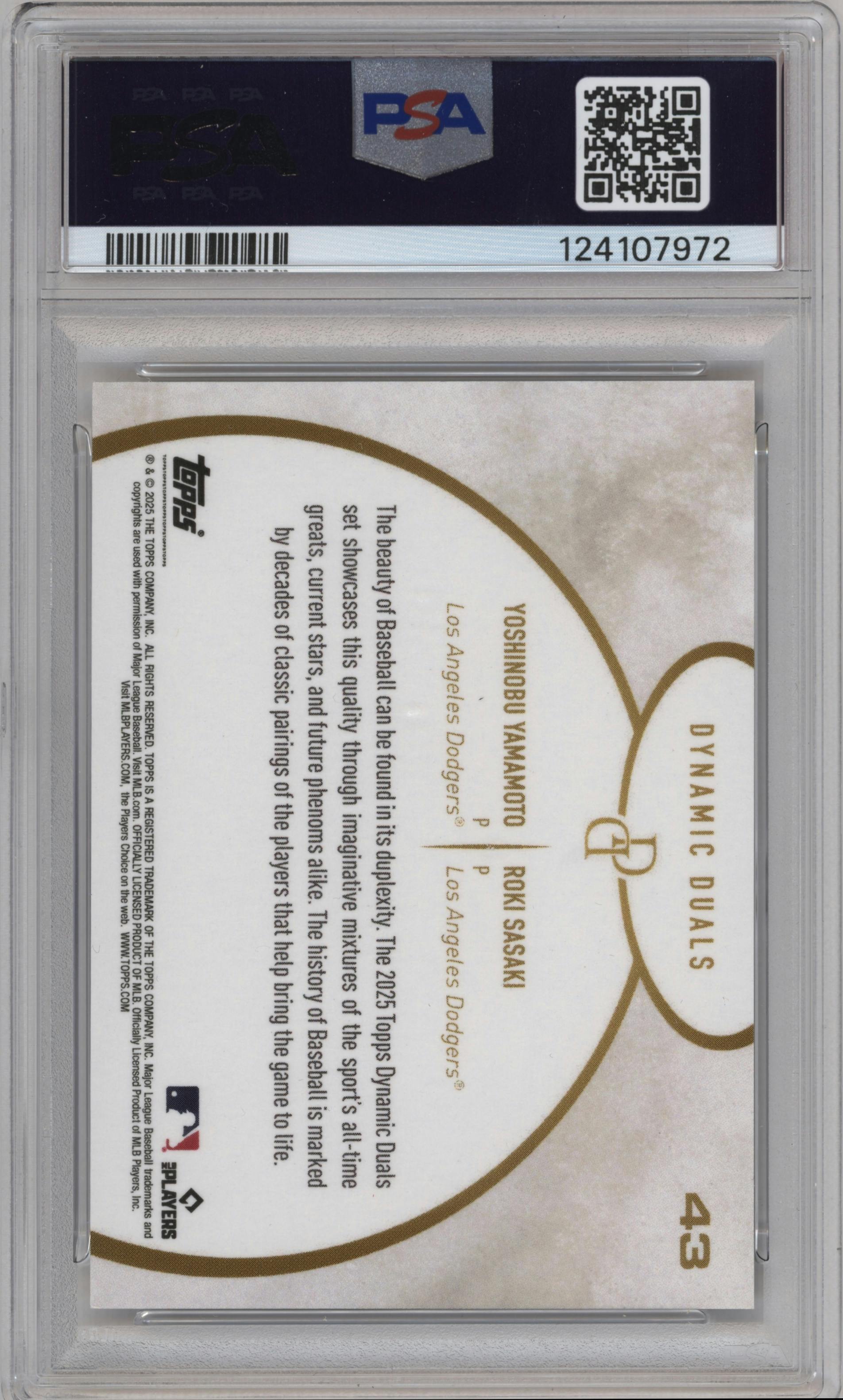 Yoshinobu Yamamoto / Roki Sasaki