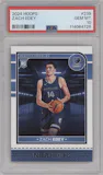 Zach Edey from the 2024-25 Panini NBA Hoops set graded by PSA and given an overall grade of 10.