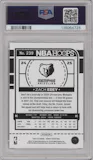 Zach Edey from the 2024-25 Panini NBA Hoops set graded by PSA and given an overall grade of 10.
