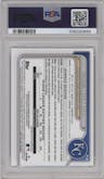 Yandel Ricardo  from the 2024 Bowman Chrome set featuring a Green Refractor parallel graded by PSA and given an overall grade of 10.