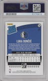Luka Doncic from the 2018-19 Panini Donruss  set graded by PSA and given an overall grade of 9.