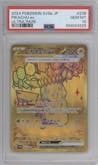 Pikachu ex from the 2024 Pokemon SV JPN set graded by PSA and given an overall grade of 10.
