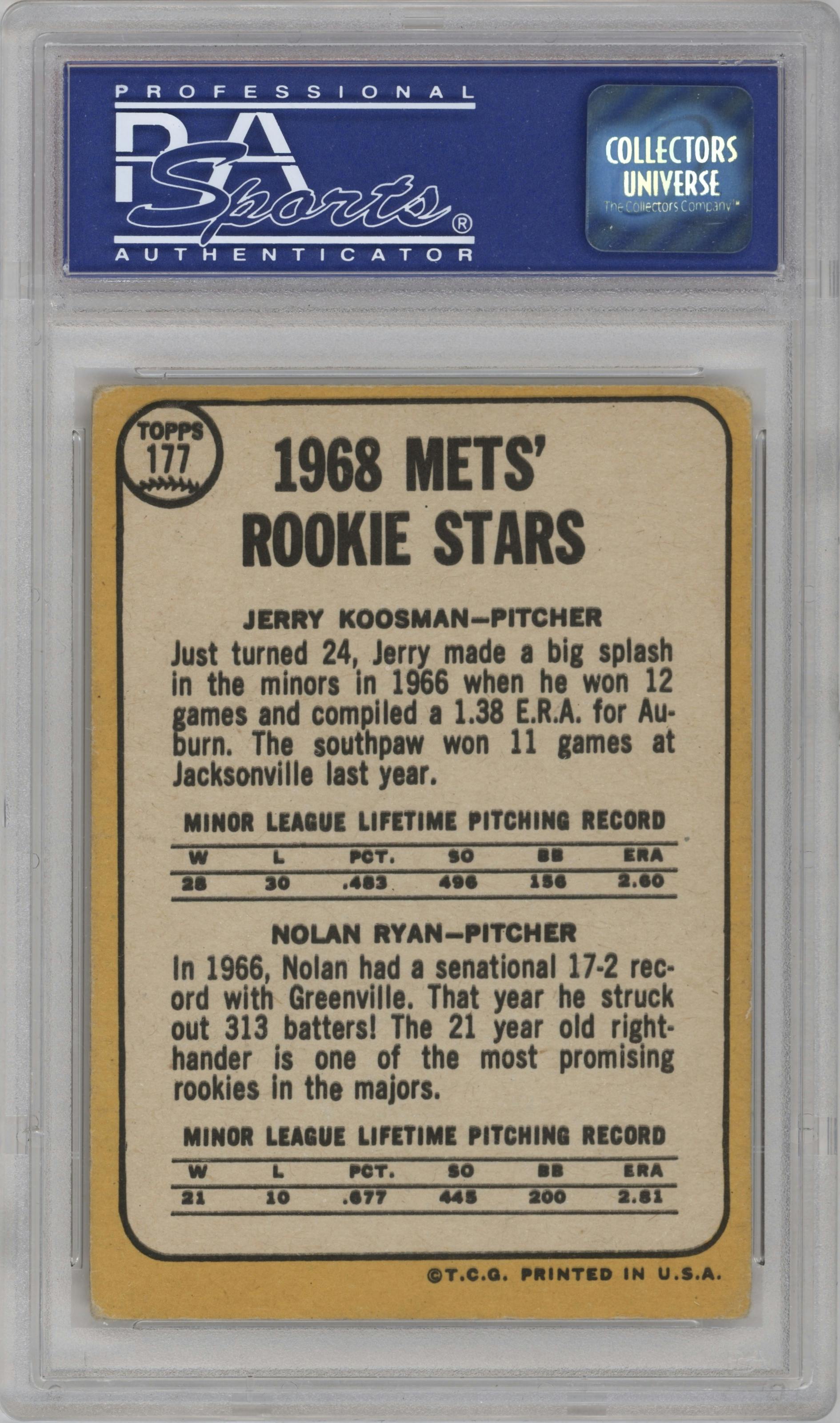 Jerry Koosman/Nolan Ryan