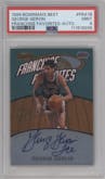 George Gervin from the 1999-00 Bowman's Best set featuring a Auto parallel graded by PSA and given an overall grade of 9.