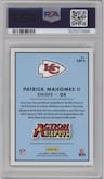 Patrick Mahomes II from the 2019 Panini Donruss set graded by PSA and given an overall grade of 9.