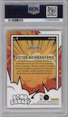 Victor Wembanyama from the 2024-25 Panini Donruss set graded by PSA and given an overall grade of 10.