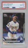 Mookie Betts from the 2025 Topps Now set graded by PSA and given an overall grade of 10.