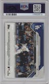 Mookie Betts from the 2025 Topps Now set graded by PSA and given an overall grade of 10.
