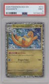 Dragonite from the 2025 Pokemon SV set graded by PSA and given an overall grade of 9.