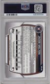 Jacob Melton from the 2023 Bowman Chrome set graded by PSA and given an overall grade of 9.