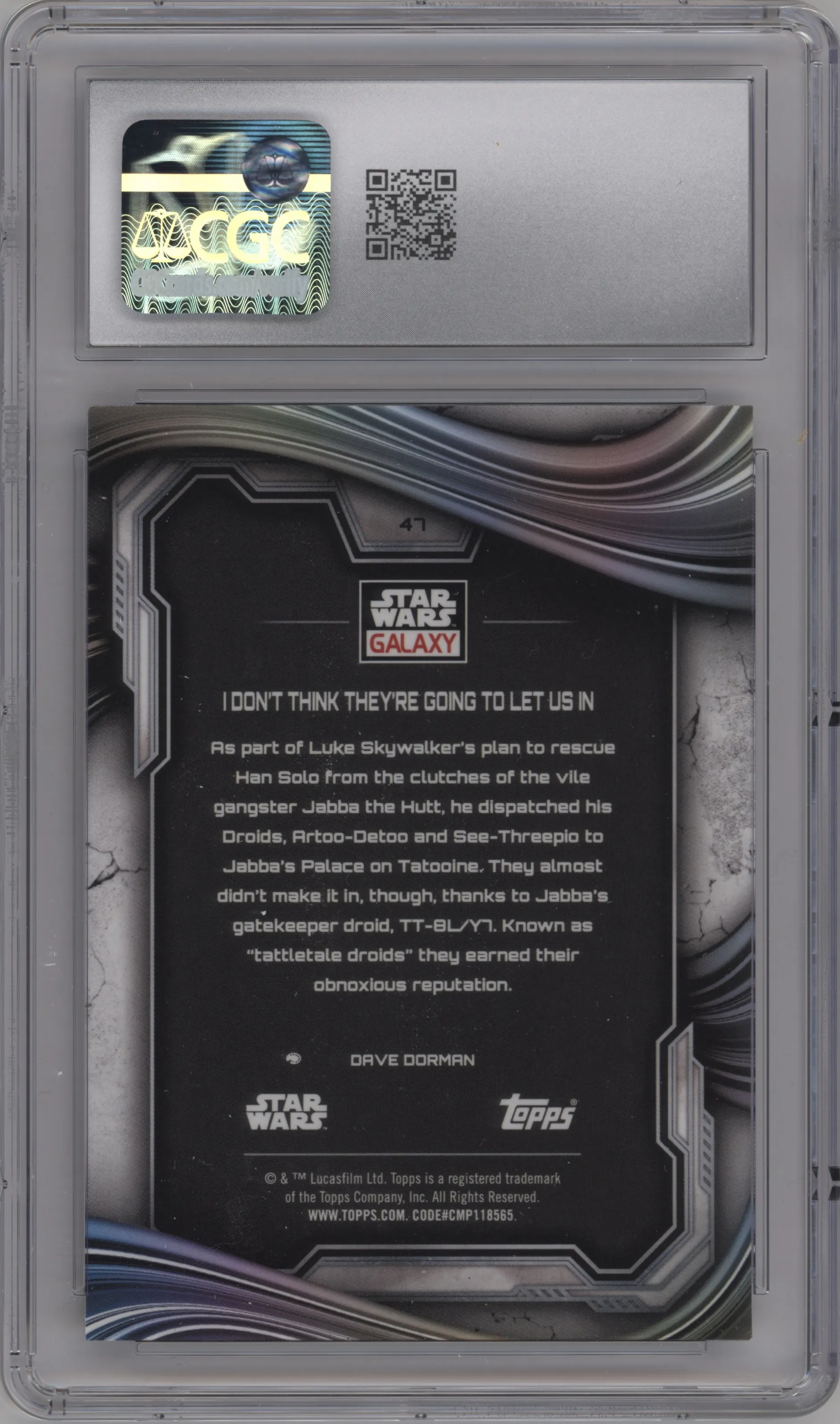 I Don’t Think They’re Going To Let Us In