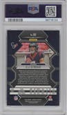 C.J. Stroud from the 2023 Panini Mosaic set featuring a Mosaic parallel graded by PSA and given an overall grade of 10.