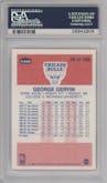 George Gervin from the 1986-87 Fleer set graded by PSA and given an overall grade of 9.