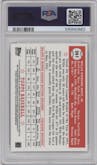 Willie Mays from the 2012 Topps Series 2 set graded by PSA and given an overall grade of 9.