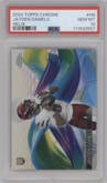Jayden Daniels from the 2024 Topps Chrome set graded by PSA and given an overall grade of 10.