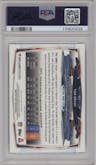 Tom Brady  from the 2014 Topps Chrome set graded by PSA and given an overall grade of 9.
