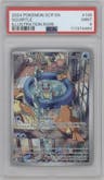 Squirtle from the 2024 Pokemon SV set graded by PSA and given an overall grade of 9.