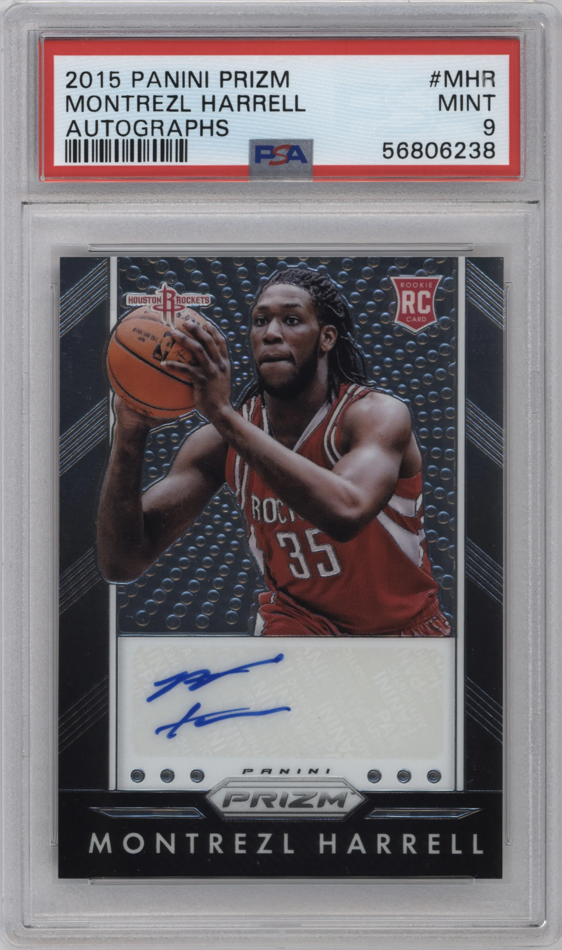 2015 Panini Prizm Auto Montrezl Harrell #P-MHR PSA 9