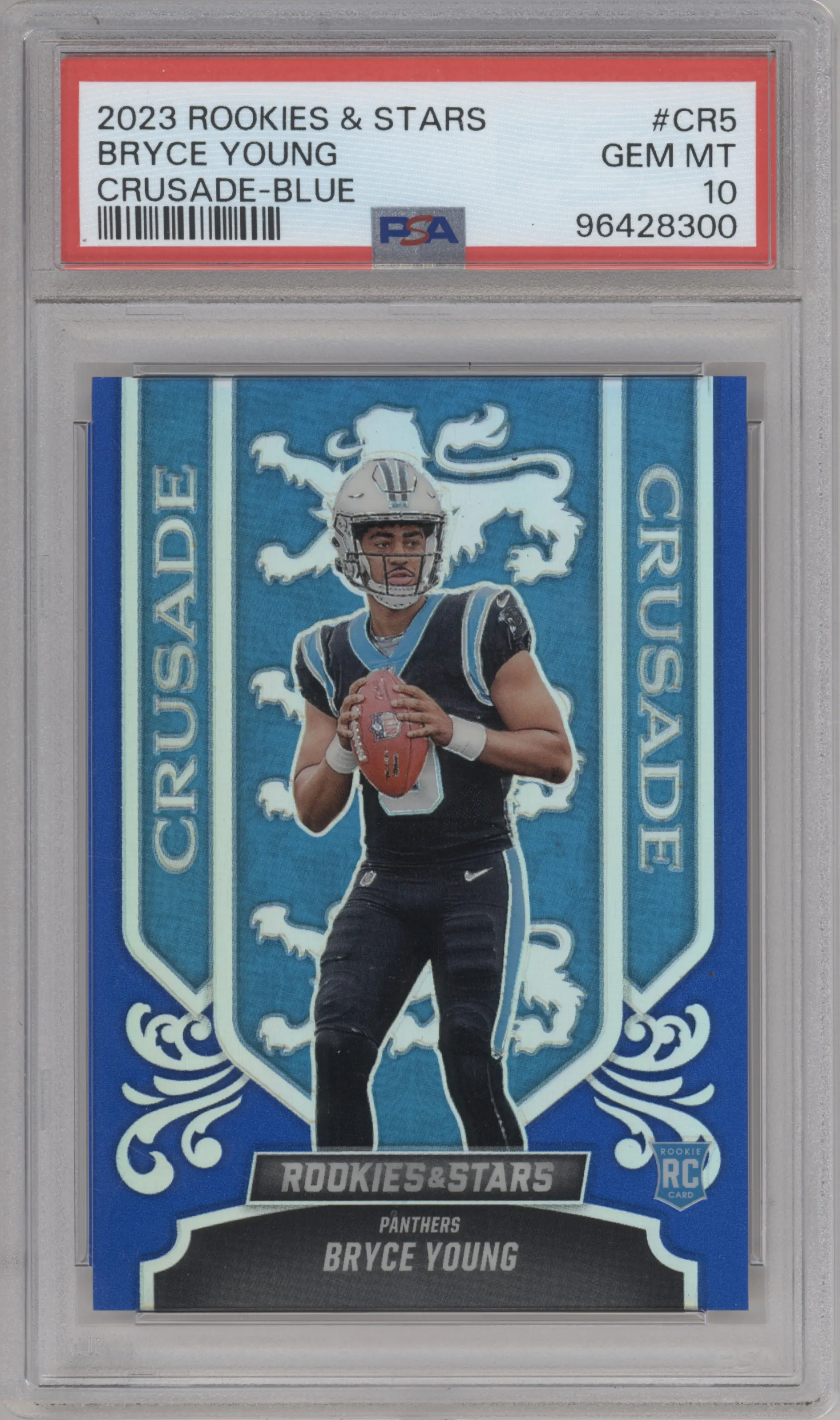 2023 Panini Rookies & Stars Crusade Bryce Young Blue #CR-5 PSA 10