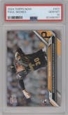 Paul Skenes from the 2024 Topps Now set graded by PSA and given an overall grade of 10.