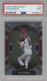 Joe Burrow from the 2020 Panini Select set graded by PSA and given an overall grade of 9.