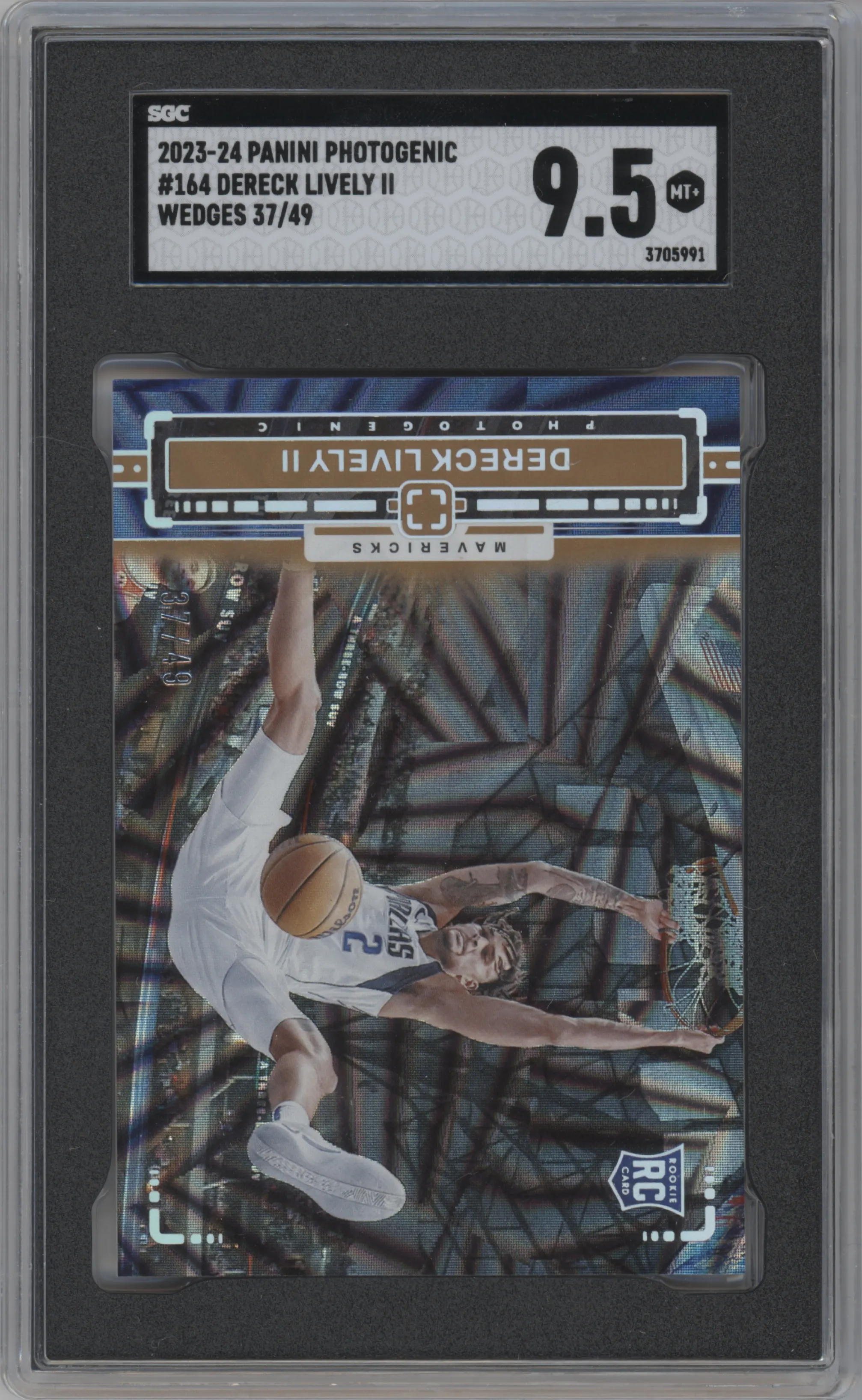2023 Panini Photogenic Dereck Lively II Wedges SGC 9.5
