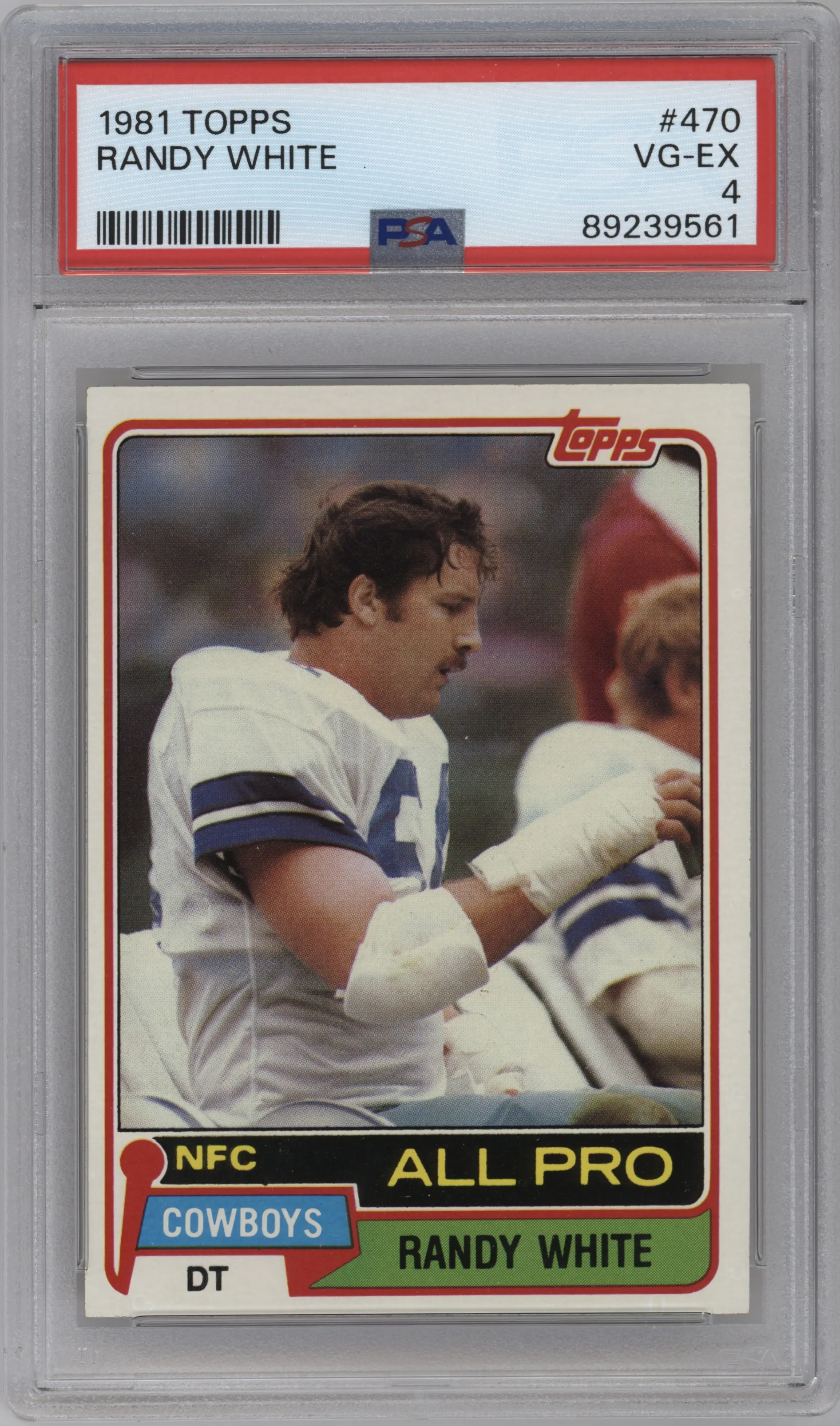 1981 Topps Randy White #470 PSA 4