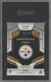 George Pickens from the 2022 Panini Select set graded by SGC and given an overall grade of 10.