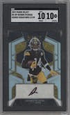George Pickens from the 2022 Panini Select set graded by SGC and given an overall grade of 10.