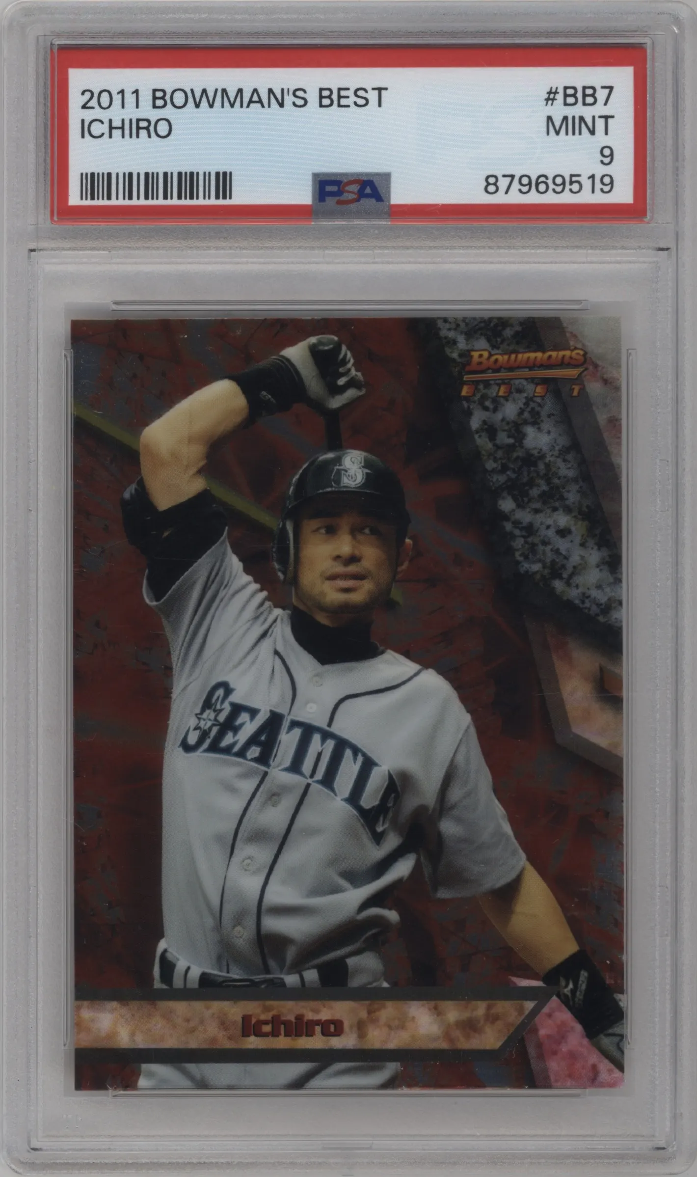 2011 Bowman 's Best Ichiro PSA 9
