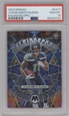 Jaxon Smith-Njigba from the 2023 Panini Mosaic set graded by PSA and given an overall grade of 10.