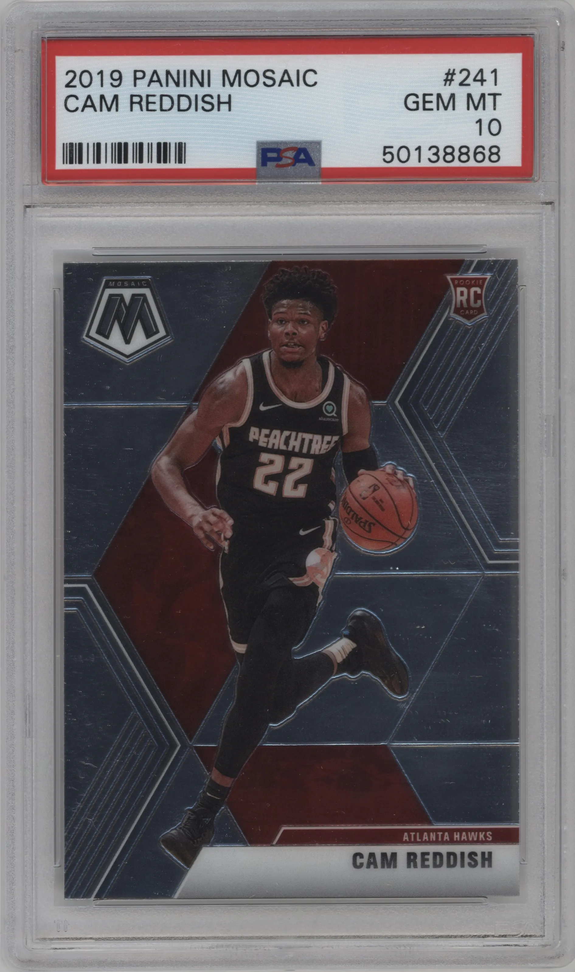 2019 Panini Mosaic Cam Reddish PSA 10