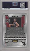 Jaime Jaquez Jr. from the 2023-24 Panini Prizm set featuring a Purple Ice  parallel graded by PSA and given an overall grade of 10.