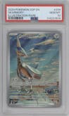 Skarmory from the 2024 Pokemon SV set graded by PSA and given an overall grade of 10.