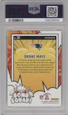 Drake Maye from the 2024 Donruss set graded by PSA and given an overall grade of 9.