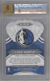 Luka Doncic from the 2018-19 Panini Crown Royale set graded by Beckett and given an overall grade of 9.