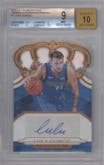 Luka Doncic from the 2018-19 Panini Crown Royale set graded by Beckett and given an overall grade of 9.