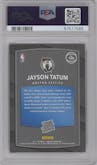 Jayson Tatum from the 2017-18 Panini Donruss set graded by PSA and given an overall grade of 9.