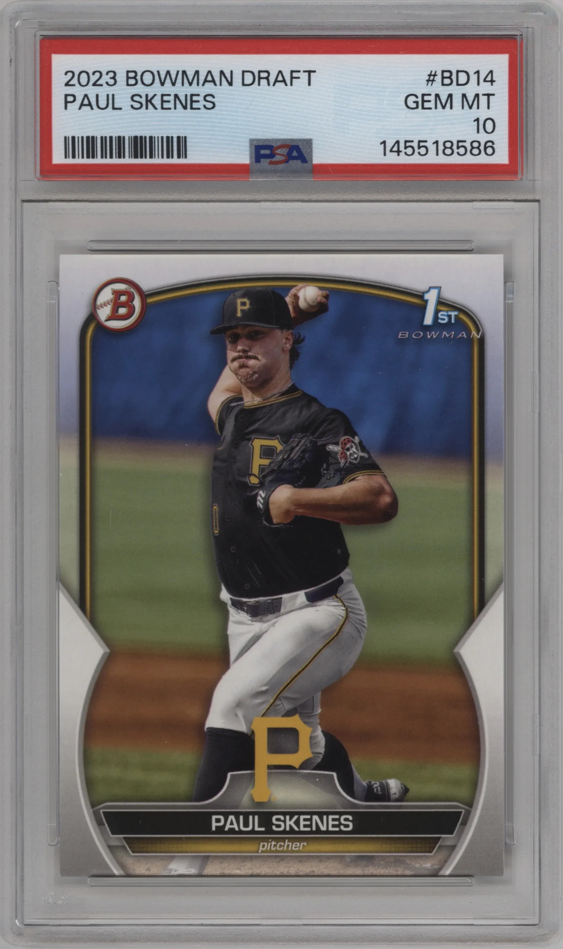 2023 Bowman Draft Paul Skenes PSA 10