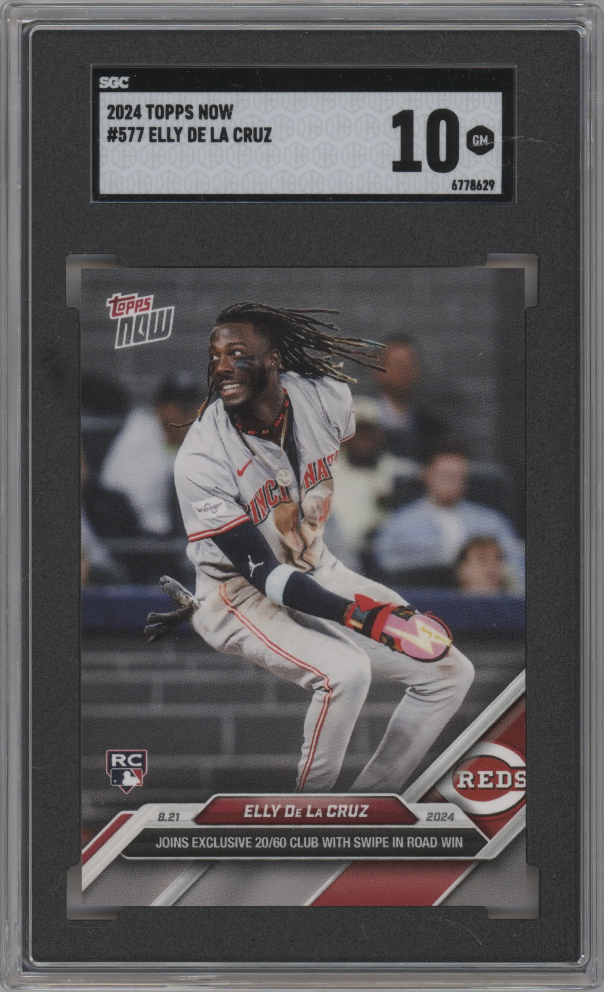 2024 Topps Now Elly De La Cruz SGC 10
