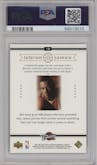 LeBron James from the 2003-04 Upper Deck LeBron James  set graded by PSA and given an overall grade of 10.
