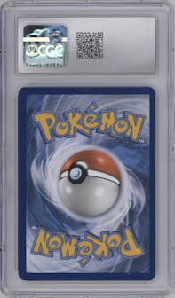 Giratina  from the 2018 Pokemon S&M  set graded by CSG and given an overall grade of 8.5.