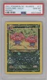 Vileplume from the 2001 Pokemon Neo Genesis set graded by PSA and given an overall grade of 10.