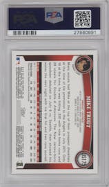 Mike Trout  from the 2011 Topps Update set graded by PSA and given an overall grade of 10.