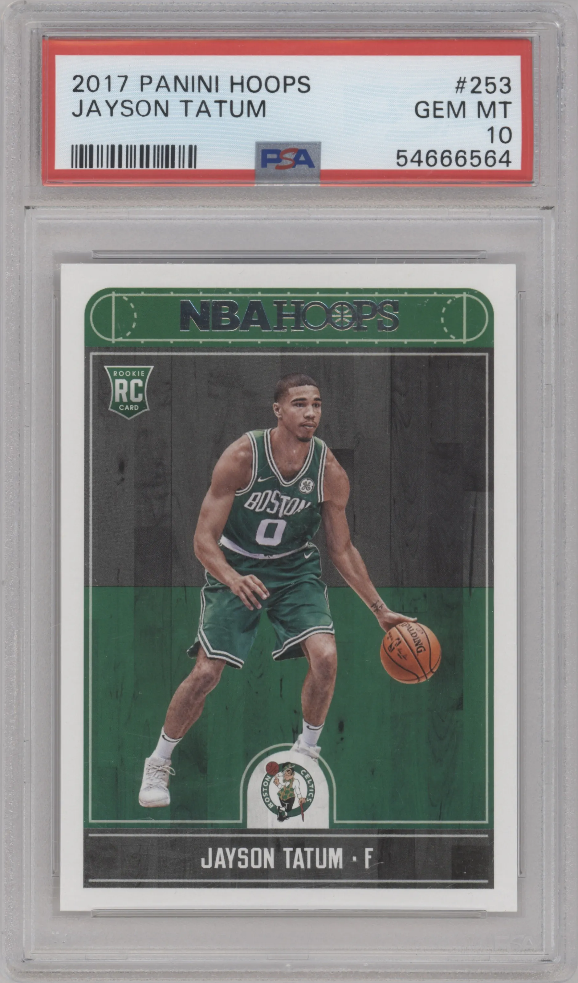 2017 Panini NBA Hoops Jayson Tatum PSA 10